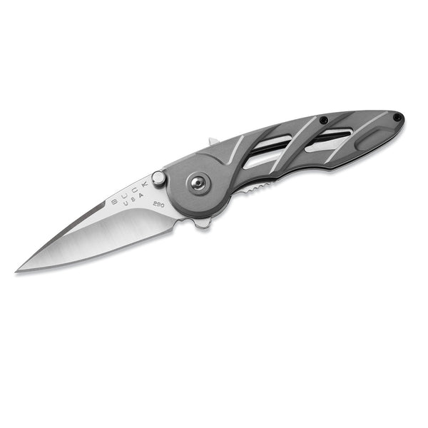 Buck Knives Rush Grey Opening Knife - 0290GYS1B