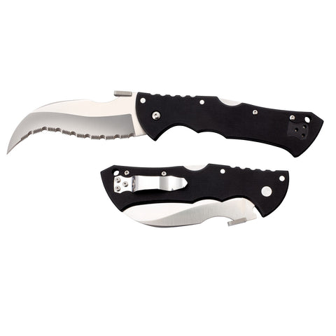 Cold Steel Black Talon II Serrated Edge Folding Knife 4in