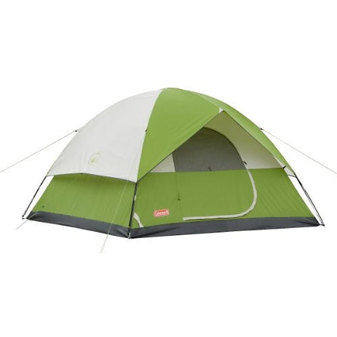 765008 Coleman Sundome 3 Tent 7x7 Foot Green/White/Grey 2000007828