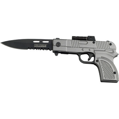 Tac Force TF-790GY Assisted Open Folding Knife 4.5in Closed