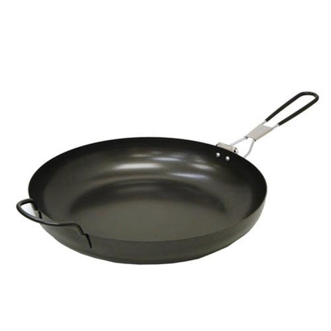 Coleman 12 Inch Steel Frying Pan W/Fldng Hndl Blk 2000016353
