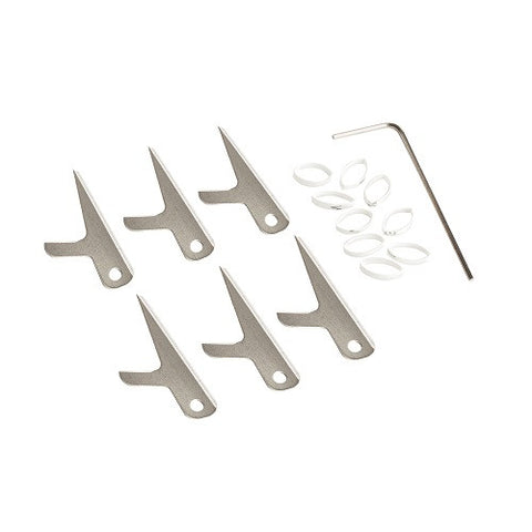 Swhacker Set of 6-125 Grain 2.25 Inch Replacement Blades