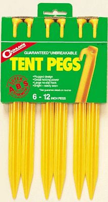 9312 Coghlans Tent Pegs 12 inch - 6 Pack