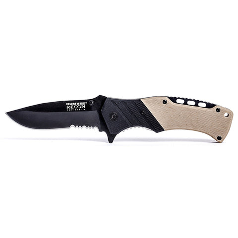 Humvee Recon 14 Folding Knife Open 7.75 Inches