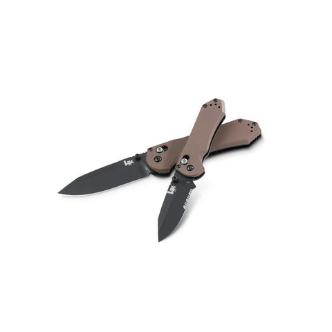 Benchmade HK Axis Sand Knife with Drop Point Blade