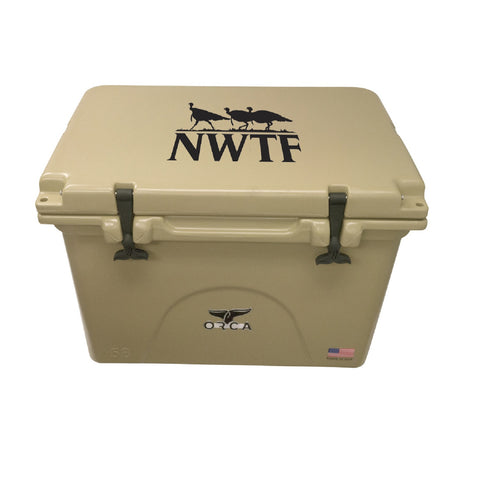 ORCA 58 Quart NWTF-Natl Wild Turkey Federation Cooler - Tan