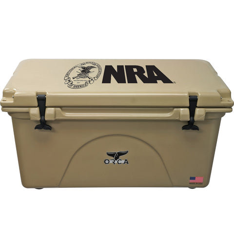 ORCA 75 Quart  NRA -National Rifle Assoc. Cooler - Tan