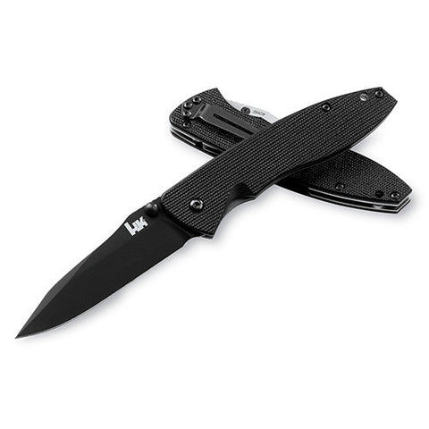 HK Nitrous Blitz Folding Knife Plain Edge Black 14460BT