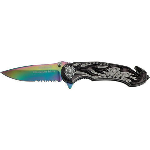 Tac Force TF-736GRB Assisted Opening Knife 4.5in Closed