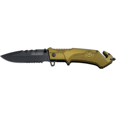 Tac Force TF-781GN Assisted Opening Knife 4.5in Closed