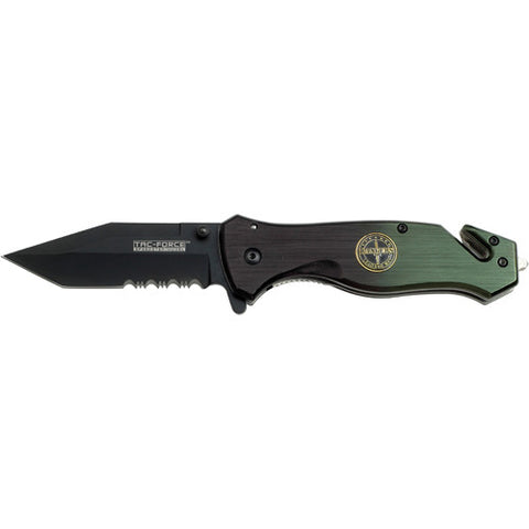 Tac Force TF-566RG Assisted Open Folding Knife 4.5in Closed