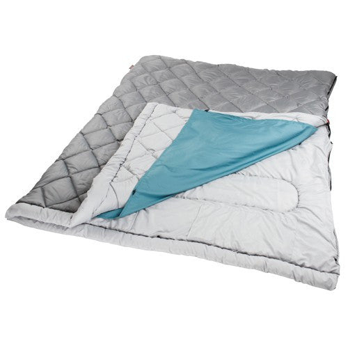Coleman The Tandem 2 Person 81x66 In Sleeping Bag Grey/Blue