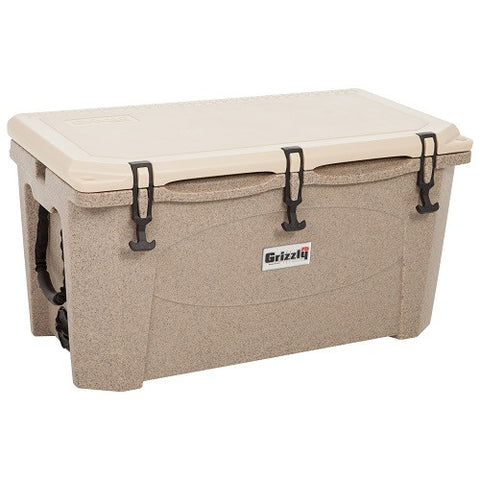 Grizzly 75 Sandstone/Tan Tailgating Cooler