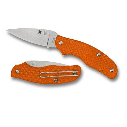 Spyderco Spy-DK Orange  Plain Edge Knife
