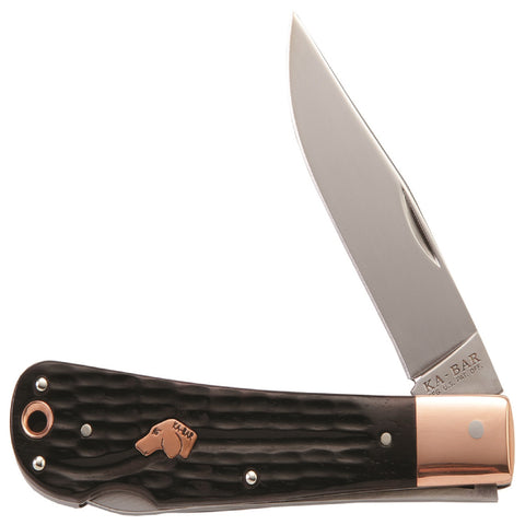 Ka-Bar Dog's Head Coppersmith Lockback Folding Knife