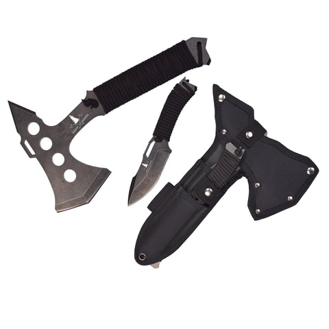 Renegade Deep Woods Wolf Knife and Axe Pack - 4in Blade