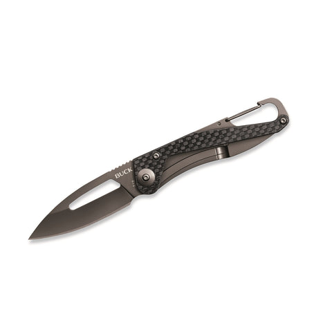 Buck Knives Apex Black Carbon Fiber Folder Knife - 0818CFSB