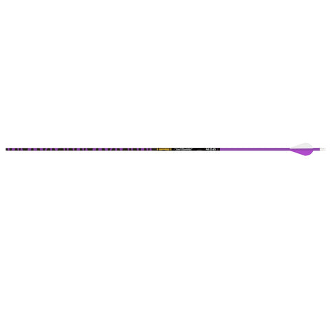 Gold Tip Nugent - Purple - 400 - 2" Raptor Vanes - 1/2dz