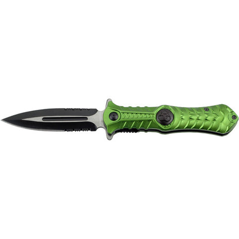 Z-Hunter Assisted Opening Knife ZB-003GN 4.5in Closed