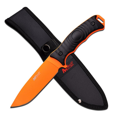 M-Tech Fixed Blade Knife 10" - Orange 5" Blade