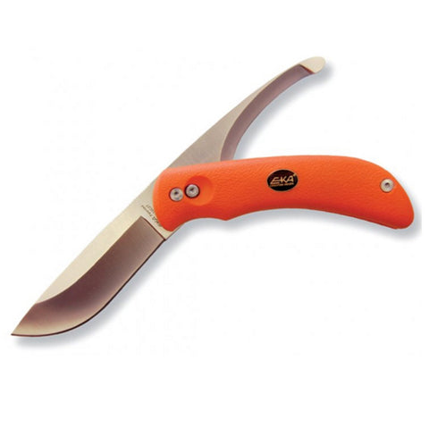 EKA Duo Switchable Blade Fishing Folding Knife- Orange
