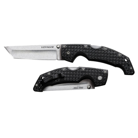 Cold Steel Voyager Tanto 4in Plain Edge Folding Knife