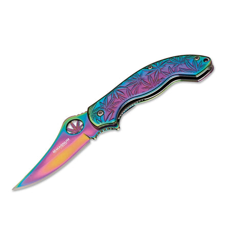 Boker Magnum Colorado Pocketknife with 3-1/4" Blade-Rainbow