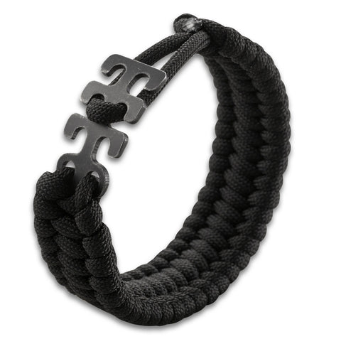 CKRT Adjustable Paracord Bracelet - Black