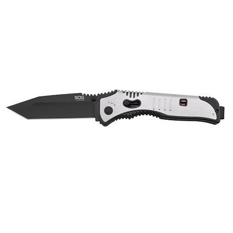 SOG SAT004-CP Straight Edge Assisted Folding Tanto Knife