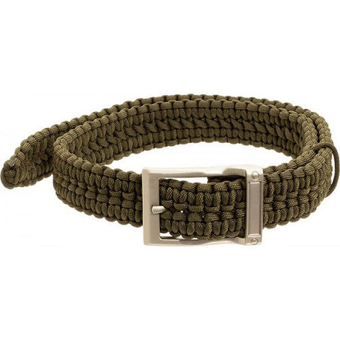 Timberline Olive Paracord Survival Belt-Small