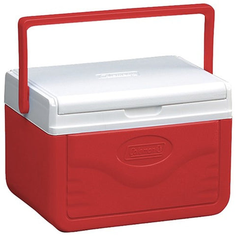 Coleman Flip Lid 6 Personal Cooler Red 5205A753G